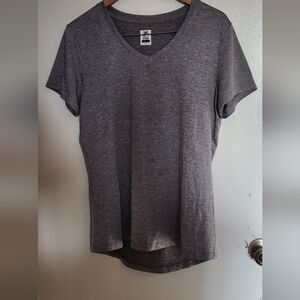 Fila Charcoal V-Neck Women's Tee